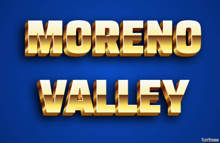 Moreno Valley Efekt tekstowy