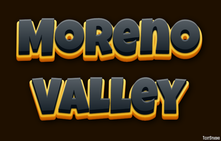 Moreno Valley Efekt tekstowy