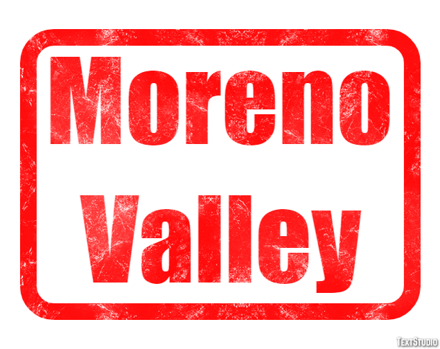 Moreno Valley Efekt tekstowy