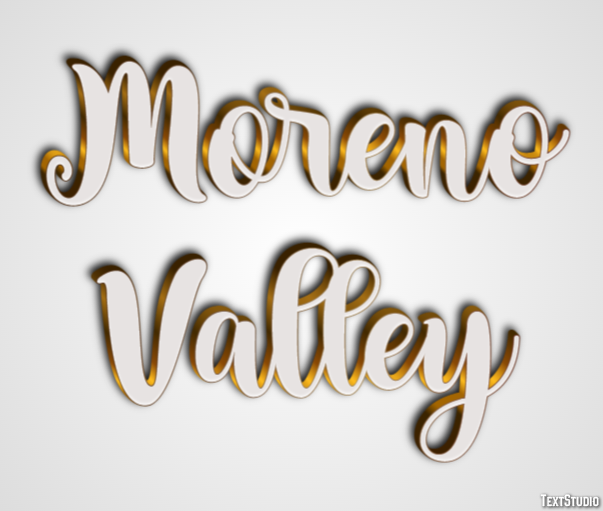 Moreno Valley Efekt tekstowy
