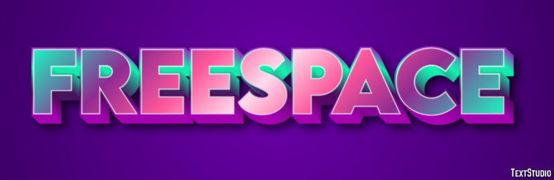 FreeSpace Efeito de texto