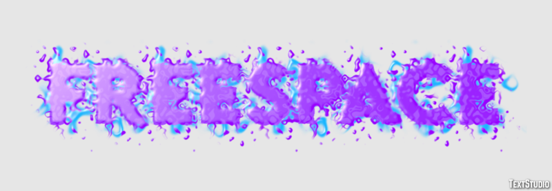FreeSpace Efeito de texto