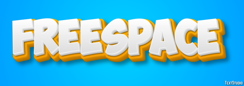 FreeSpace Efeito de texto