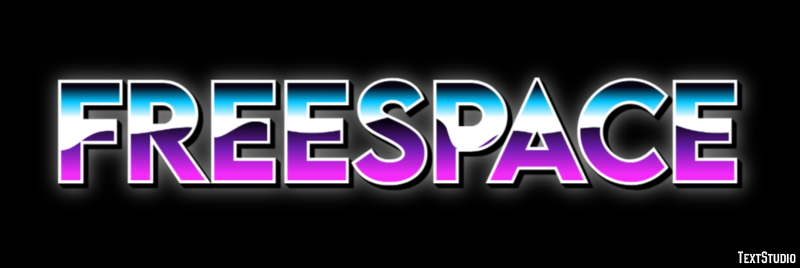 FreeSpace Text effect