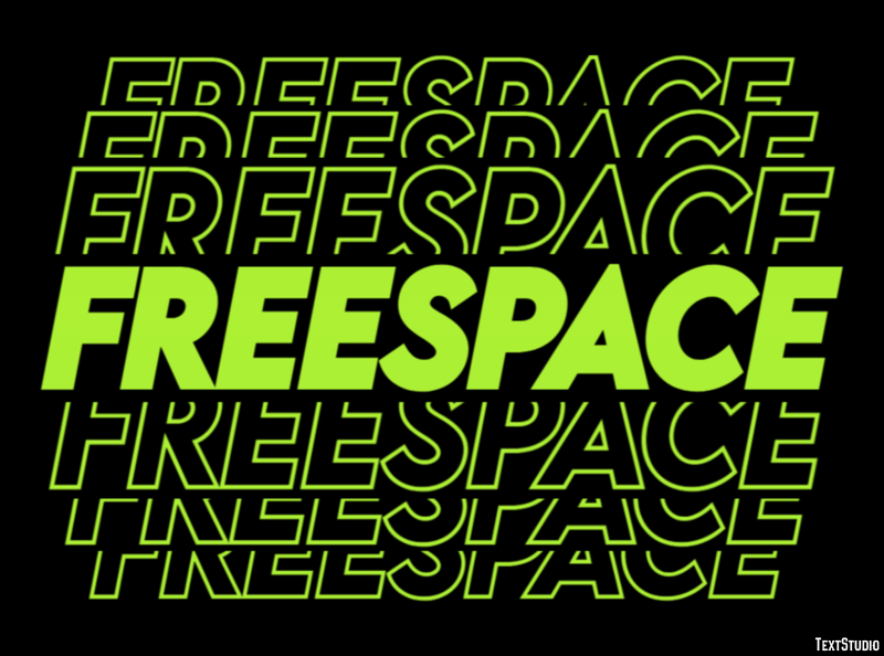 FreeSpace Efeito de texto