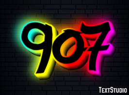 907 Text effect