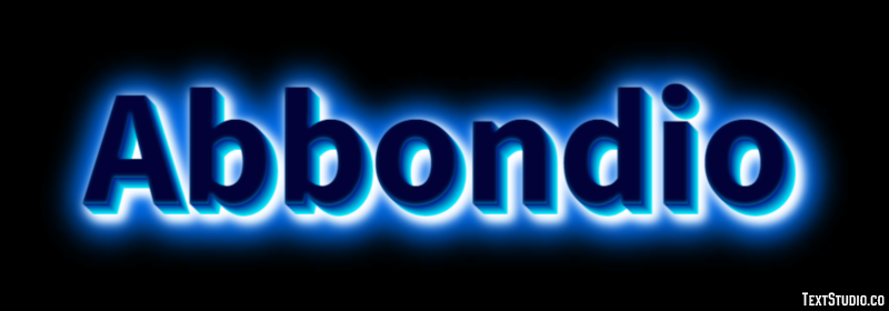 Abbondio Effetto testo