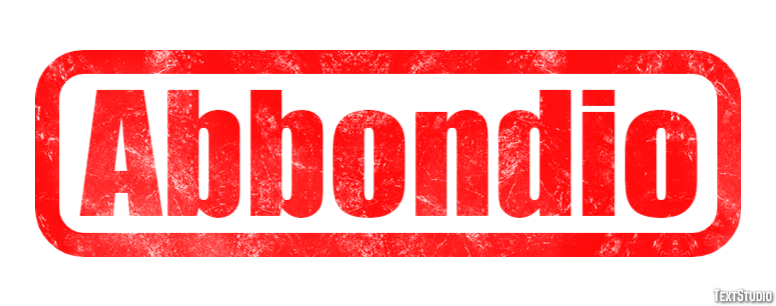 Abbondio Text effect
