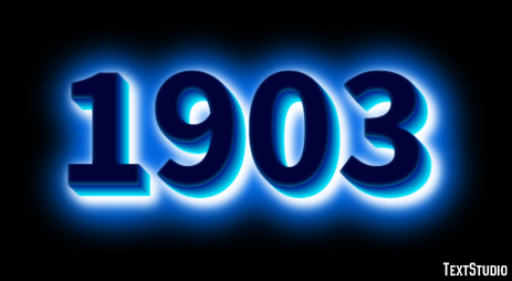 1903 Effetto testo