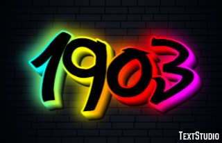 1903 Effetto testo