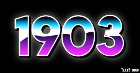 1903 テキスト効果