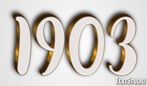 1903 Effetto testo