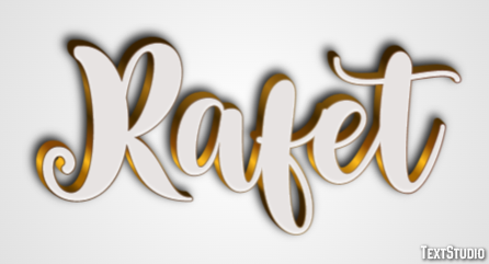 Rafet Effetto testo