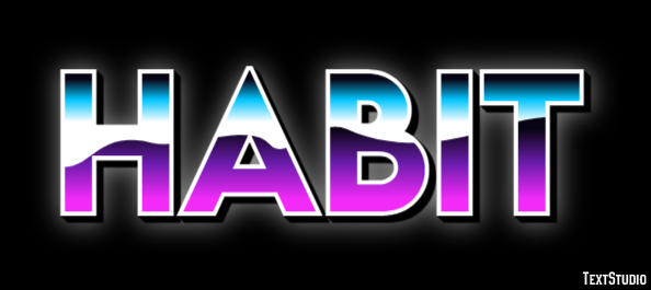 Habit Text Effect