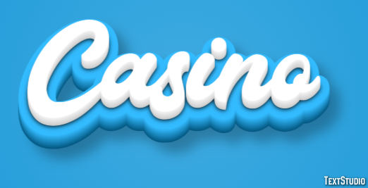 Casino Efecto de Texto