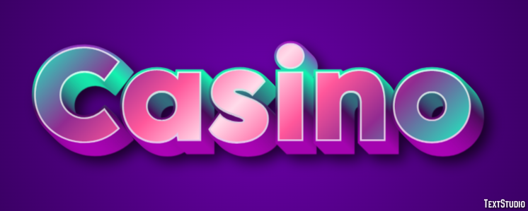 Casino Efecto de Texto