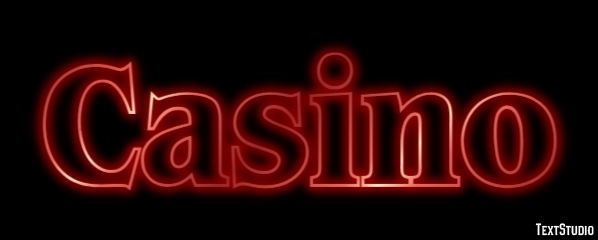 Casino Efecto de Texto