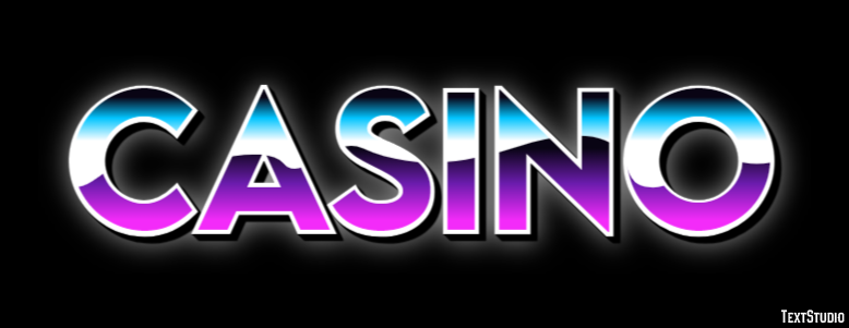 Casino Text effect