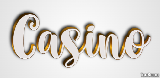 Casino Efecto de Texto