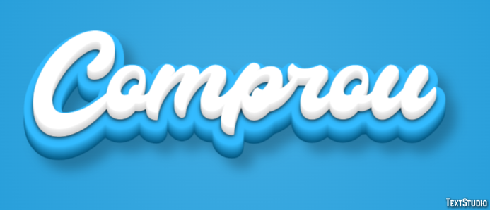 Comprou Efeito de texto