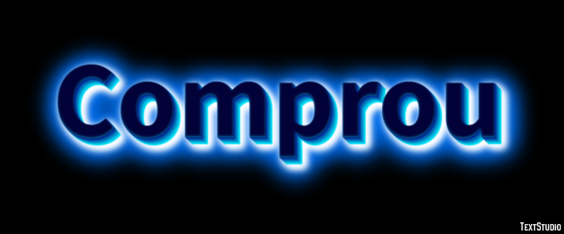 Comprou Efeito do texto