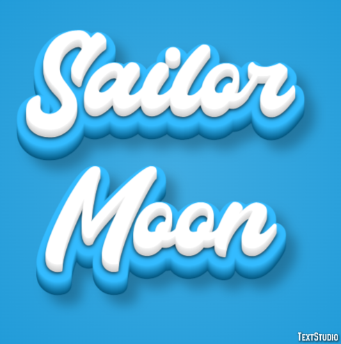 Sailor Moon Texteffekt