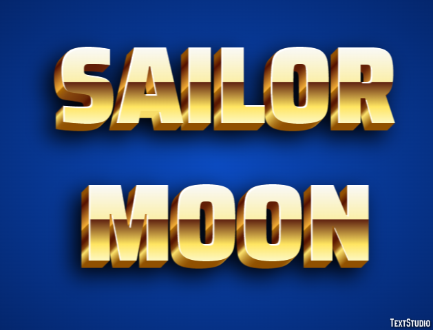 Sailor Moon Efecto de Texto