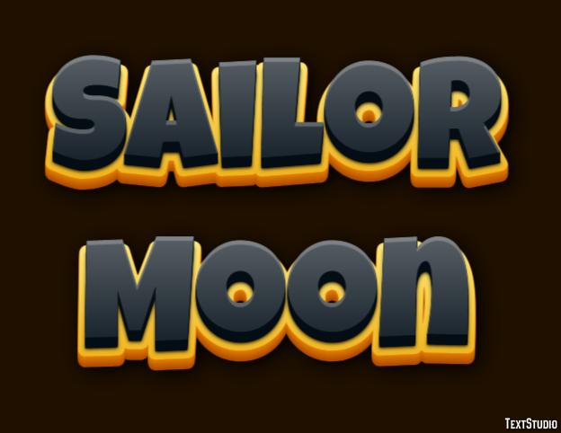 Sailor Moon Text Effect