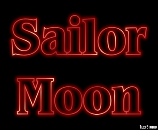 Sailor Moon Text effect
