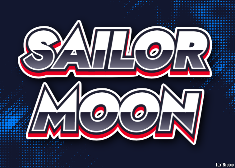 Sailor Moon Text Effect