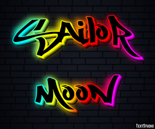 Sailor Moon Texteffekt
