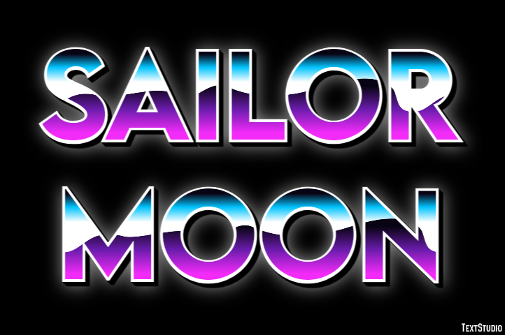 Sailor Moon Text Effect