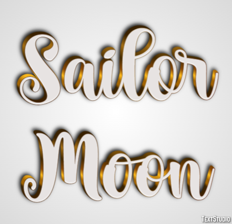 Sailor Moon Efecto de Texto