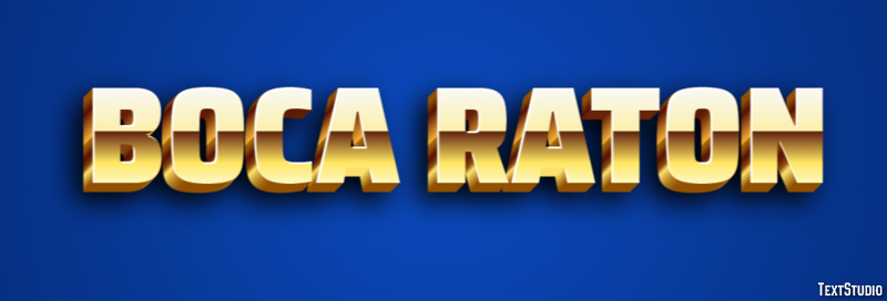 Boca Raton Effet de Texte