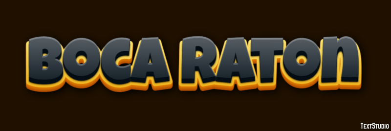 Boca Raton Effet de Texte