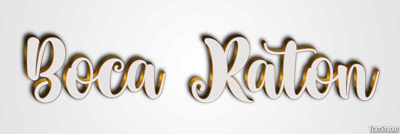 Boca Raton Effet de Texte