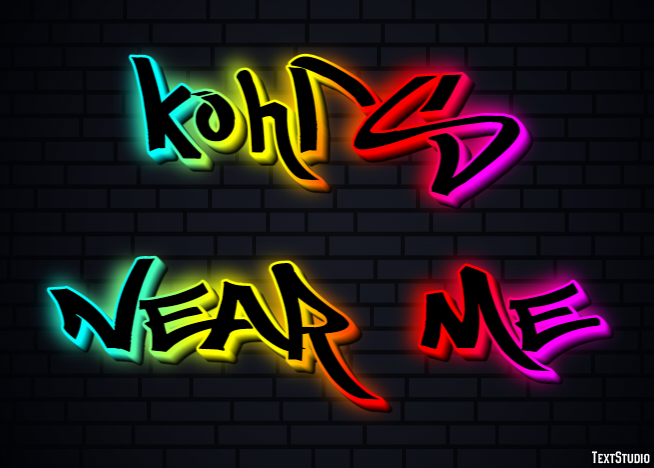 Kohl's Near Me Tekst effect