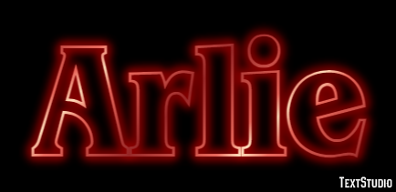 Arlie Text Effect