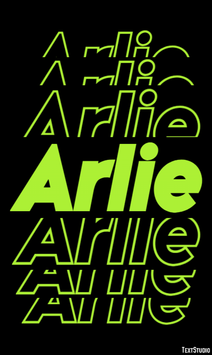 Arlie Text Effect