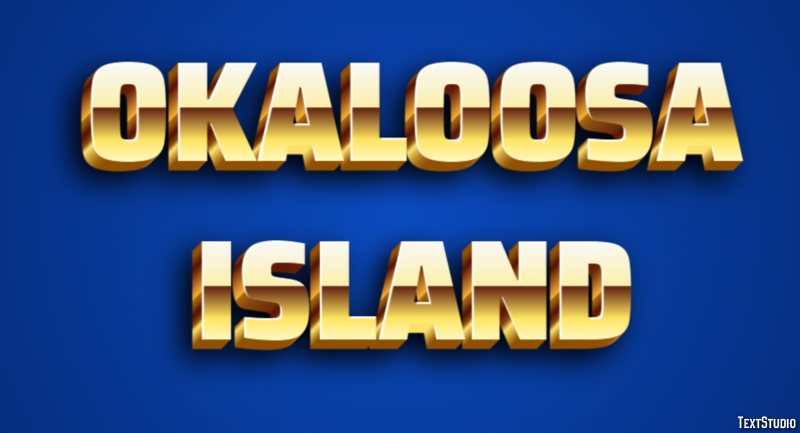 Okaloosa Island Effetto testo