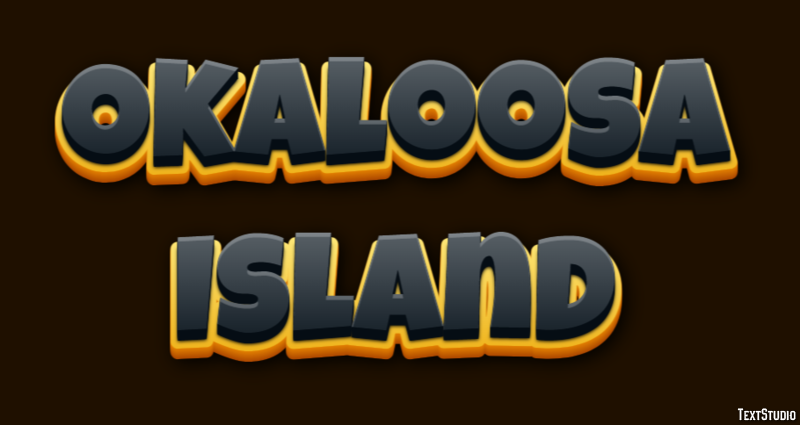 Okaloosa Island Effetto testo