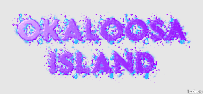 Okaloosa Island Effetto testo