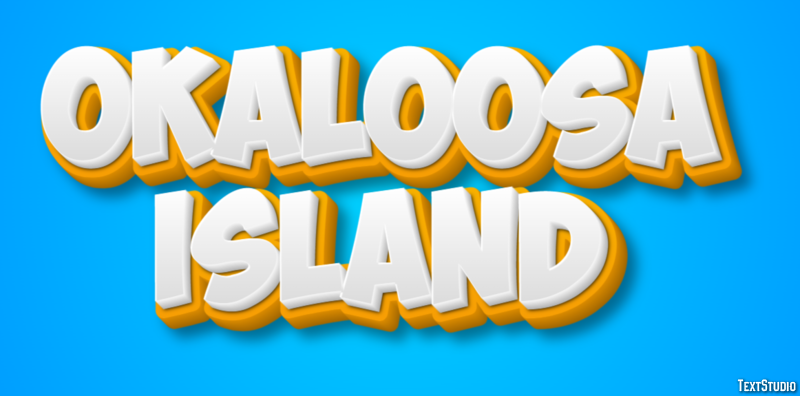 Okaloosa Island Effetto testo