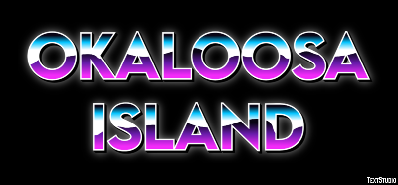 Okaloosa Island Effetto testo