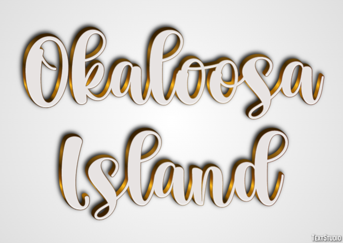 Okaloosa Island Effetto testo
