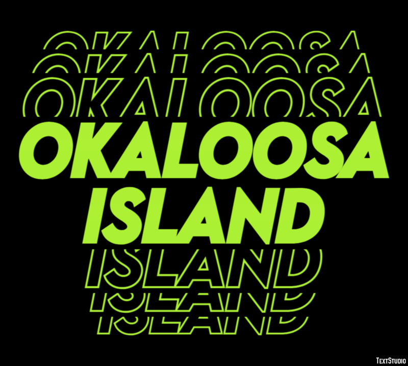 Okaloosa Island Effetto testo