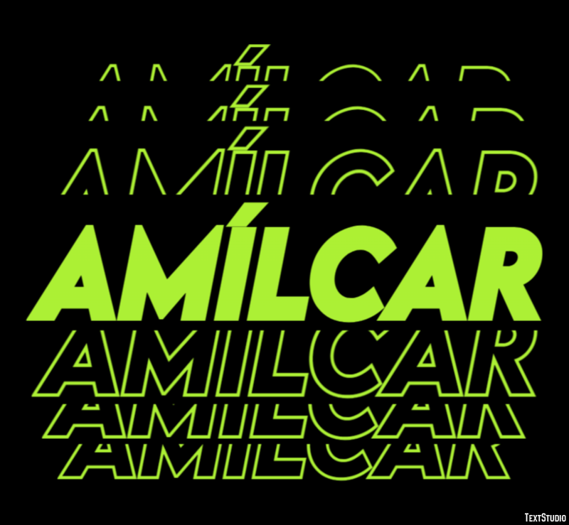 Amílcar Efecto de Texto