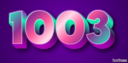 1003 Efekt tekstowy
