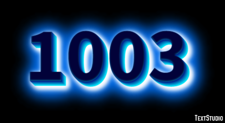 1003 Effetto testo