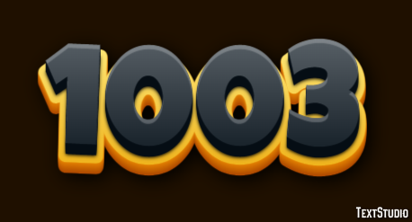 1003 Tekst Effect